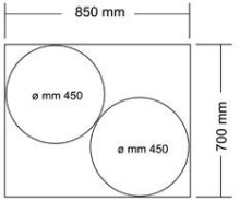 Sirman Vesuvio 85x70